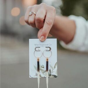 Beth Dutton porcupine quill earrings